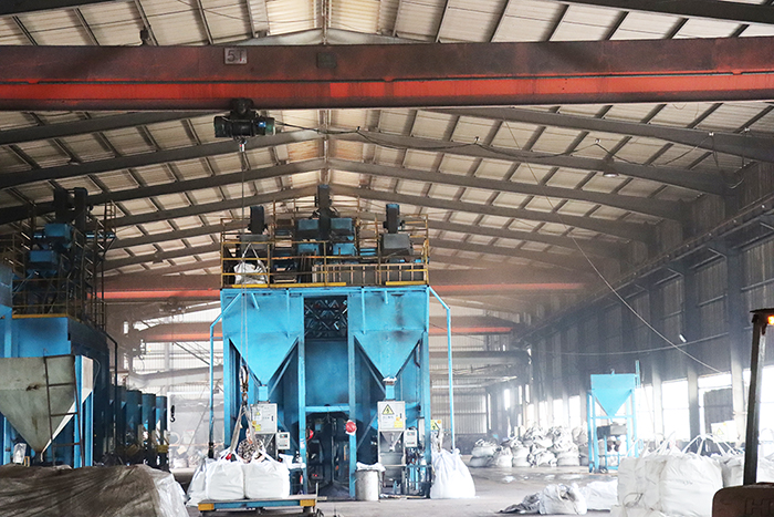 Metal abrasive manufacturing site